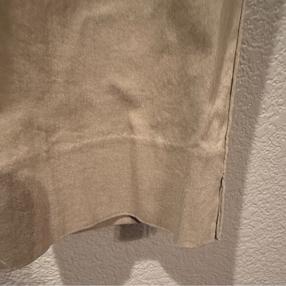 Zac & Rachel khaki pull on capri pants sz 14 - Picture 3 of 6